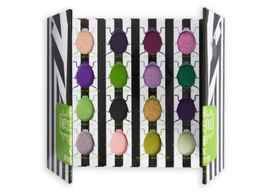 Review: Bảng phấn mắt Beetlejuice X Revolution Beauty – It’s Showtime eyeshadow palette