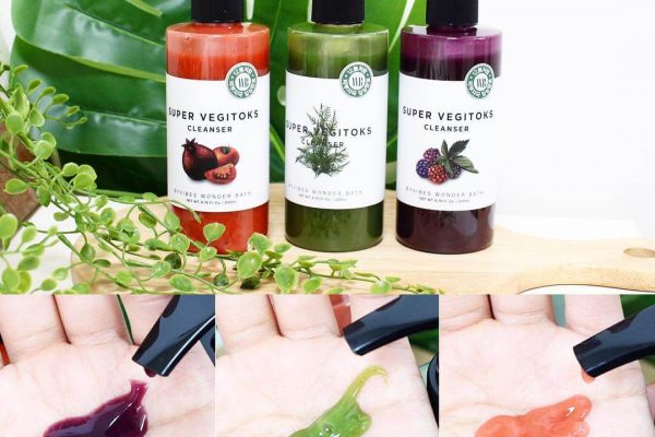 Review: Sữa rửa mặt thải độc rau củ Wonder Bath Super Vegitoks Cleanser 300ml